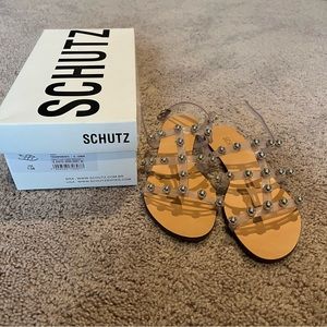 Schutz Yarin embellished sandals size 7.5